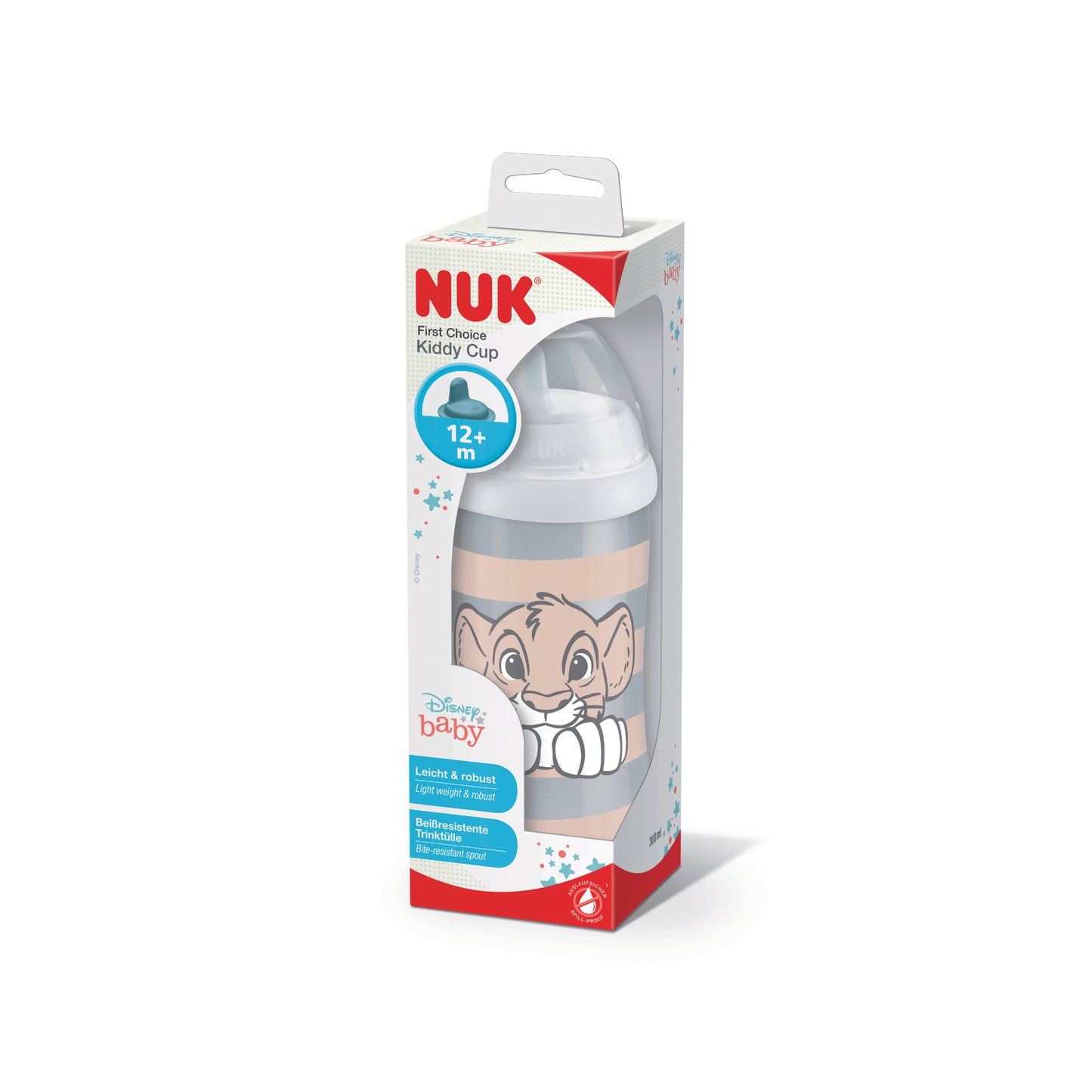 NUK Lion King First Choice Kiddy Cup 300ml 12 Months+