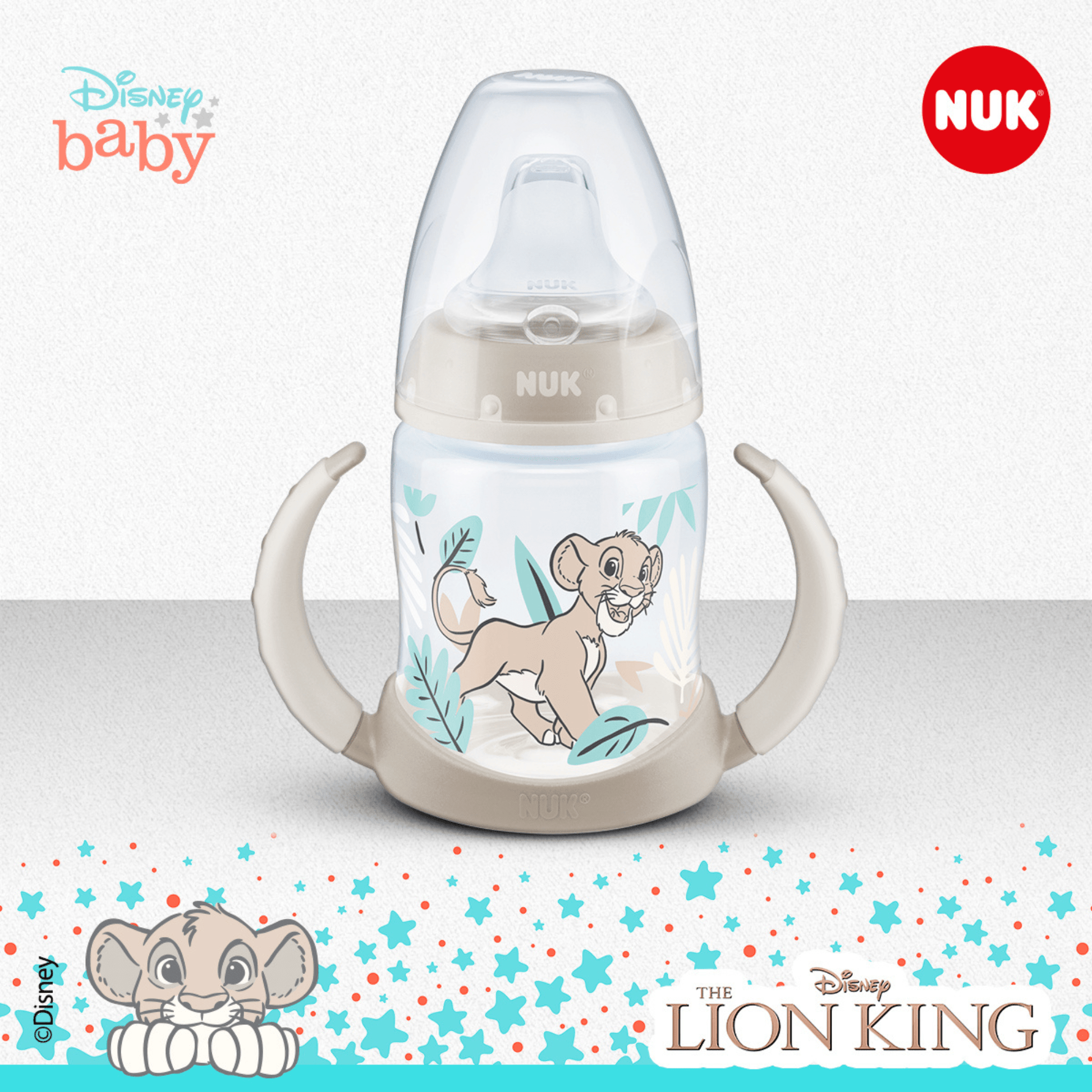 Nuk Lion King First Choice Learner Bottle 150Ml 6 18 Months