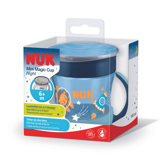 NUK Mini Magic Glow in the Dark Blue Cup (6m+) 160ml