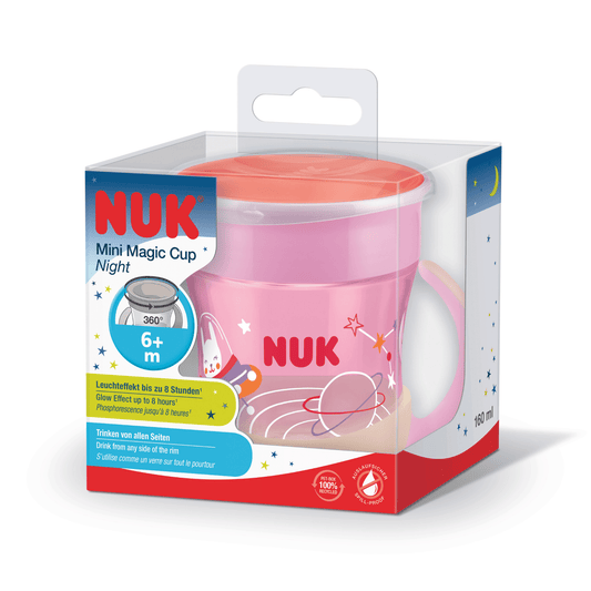 NUK Mini Magic Glow in the Pink Cup (6m+) 160ml