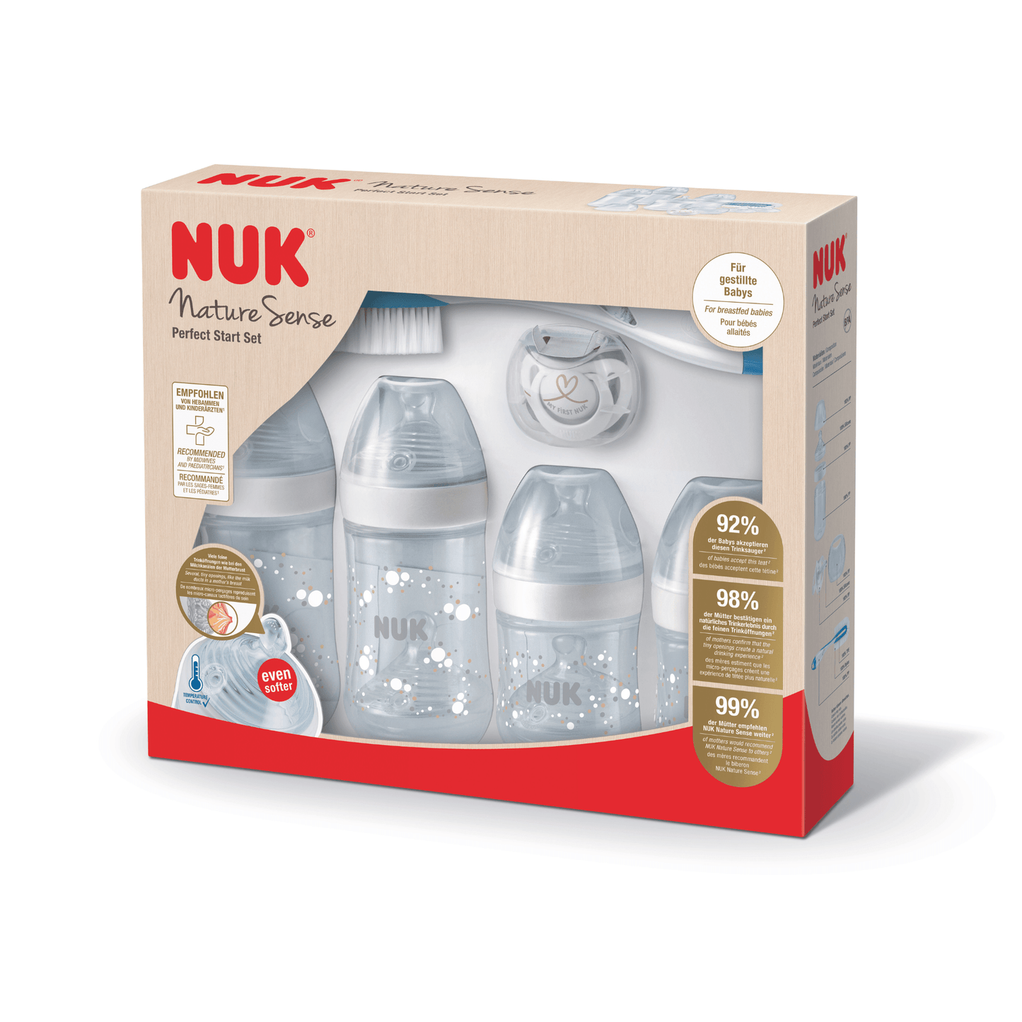 NUK Nature Sense Perfect Start Set with Temperature Control