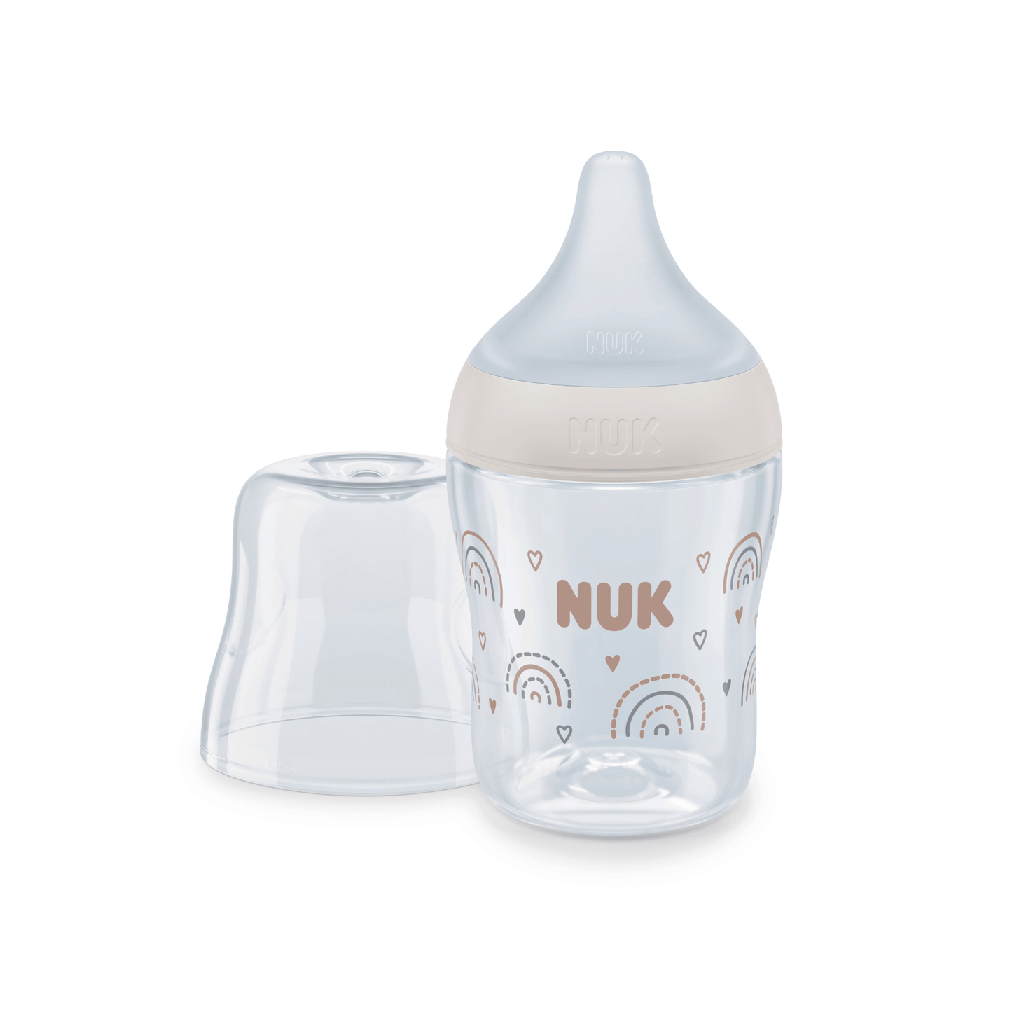 Nuk Perfect Match 150Ml Temperture Control Rainbows Small Teat 1Pk