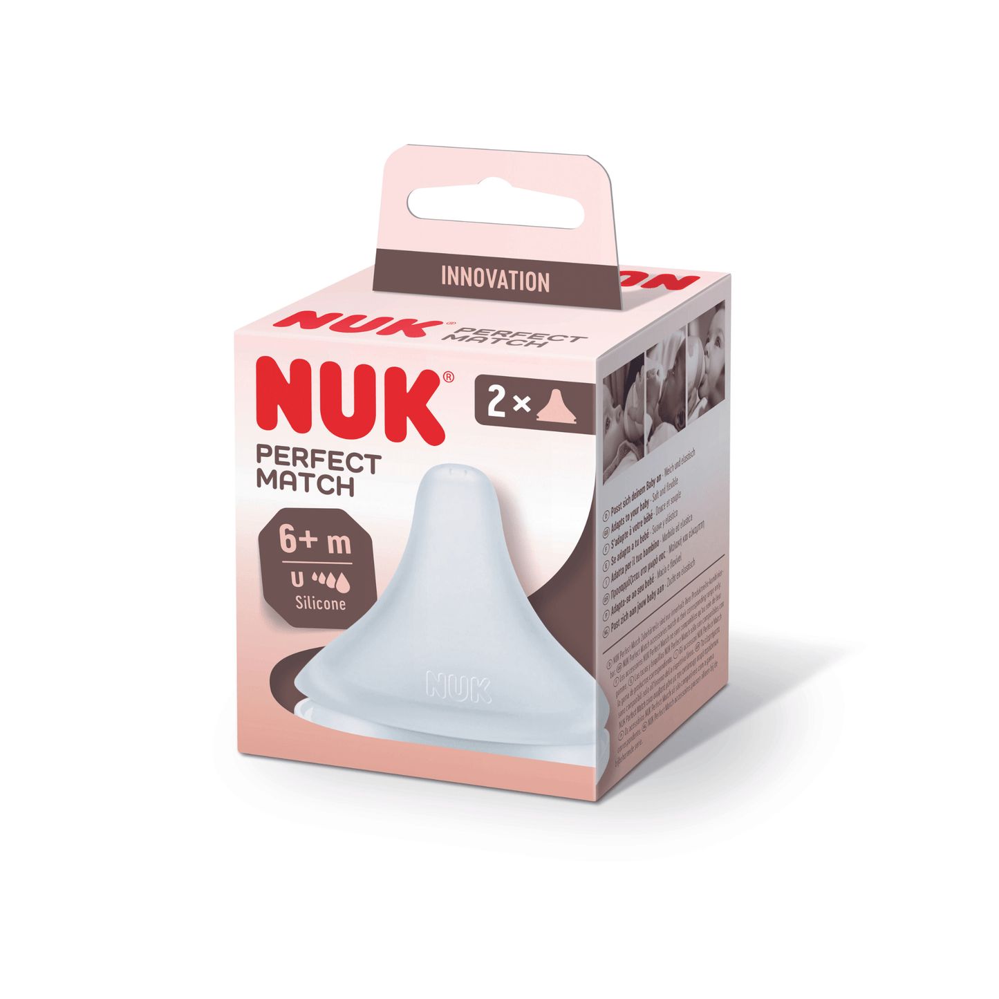 NUK Perfect Match Teat Universal 2pk