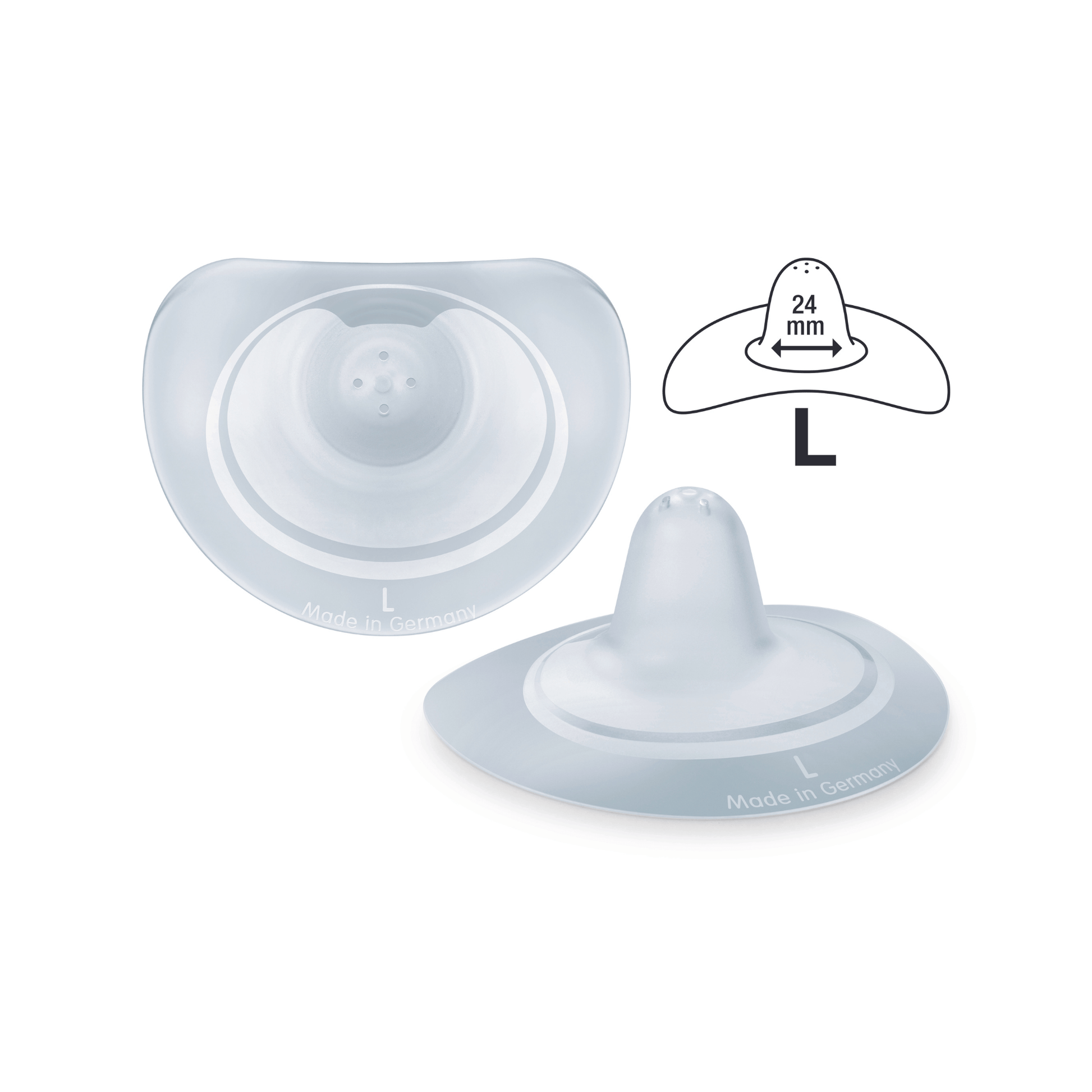 Nuk Silicone Large Nipple Shields 2 Pack