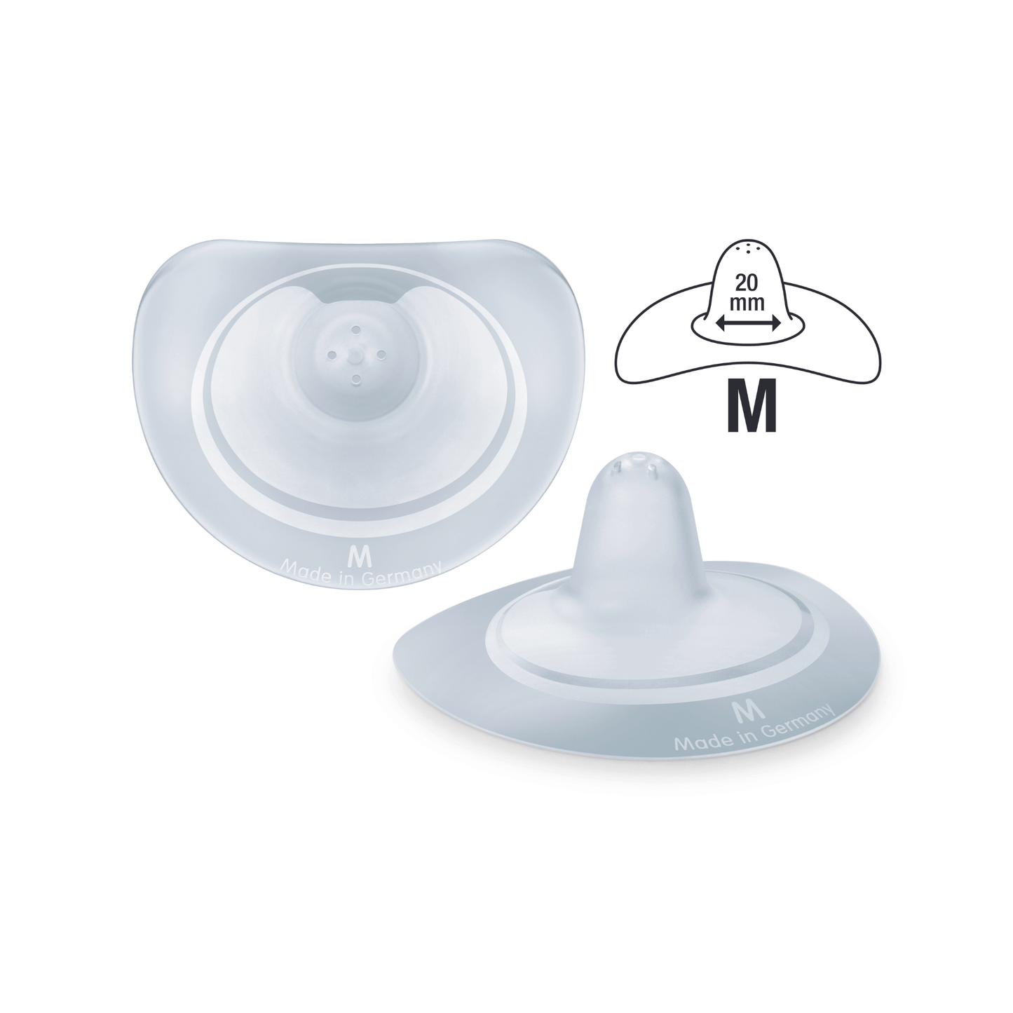 Nuk Silicone Medium Nipple Shields 2 Pack