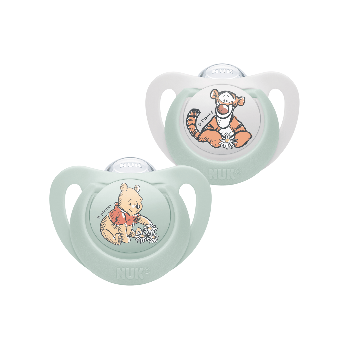 Nuk Winnie The Pooh Star Soother 6 18 Months 2 Pack