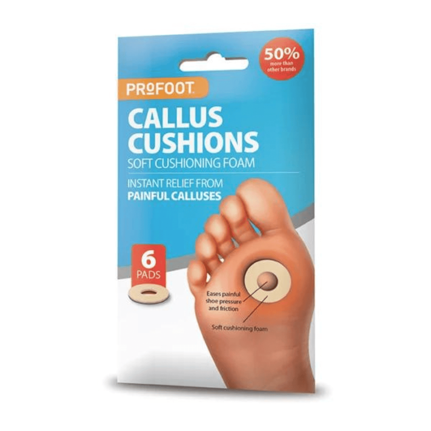 Profoot Callus Cushions 6's