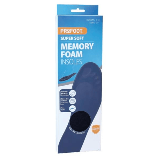 Profoot Memory Foam Insoles 1 Pair