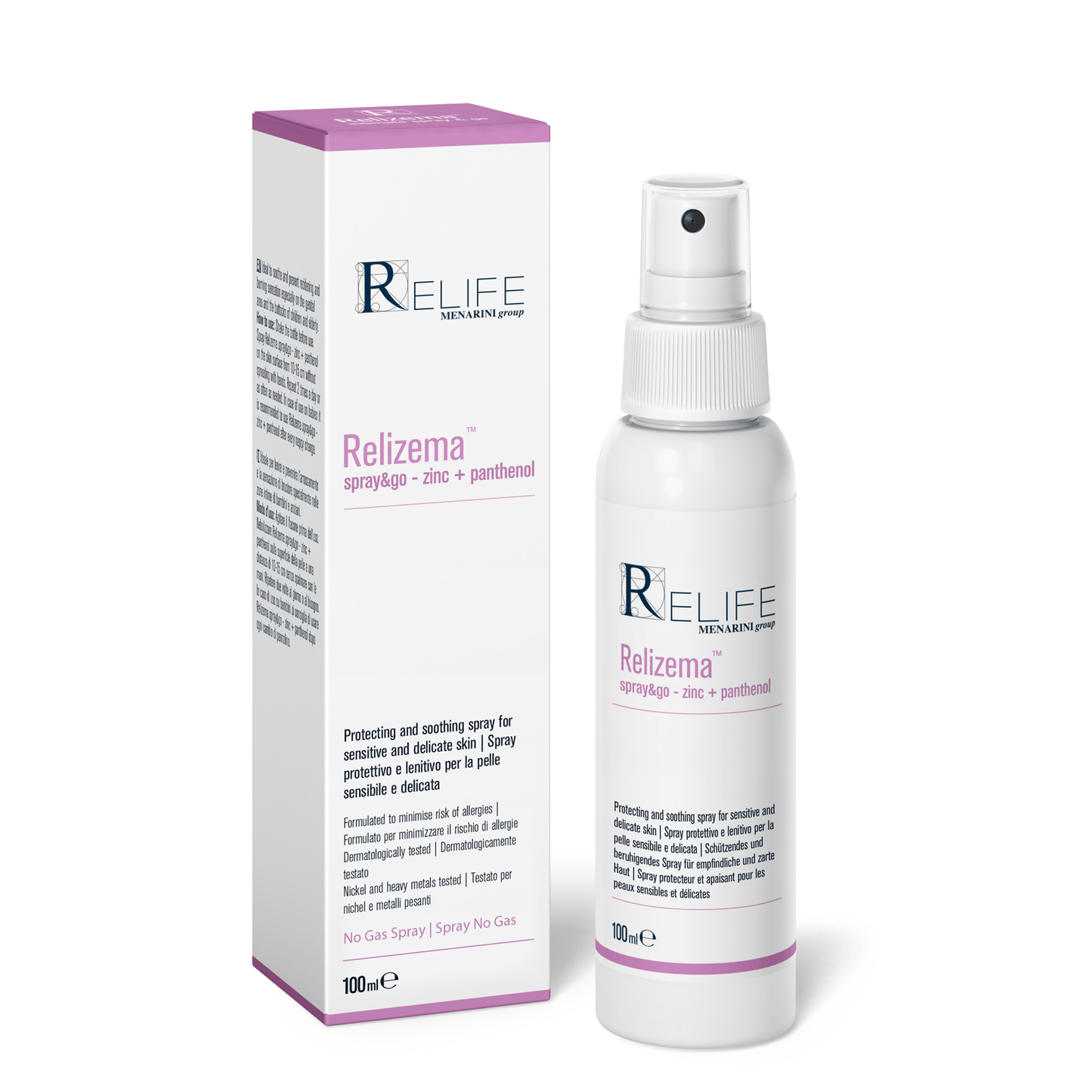 Relife Relizema Spray & Go Zinc & Panthenol 100ml