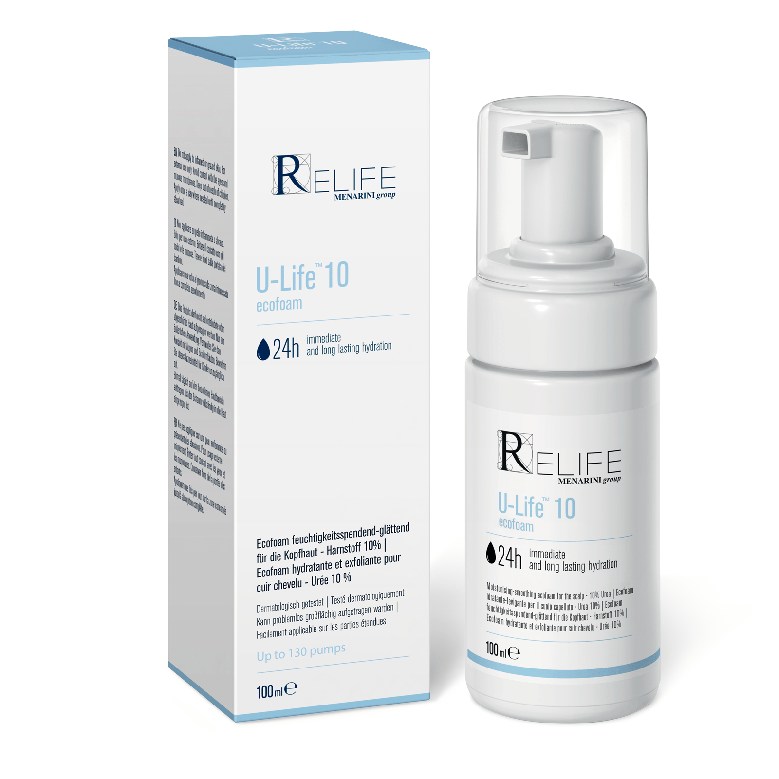 Relife U-Life 10 Ecofoam Moisturising Smoothing Ecofoam 100ml