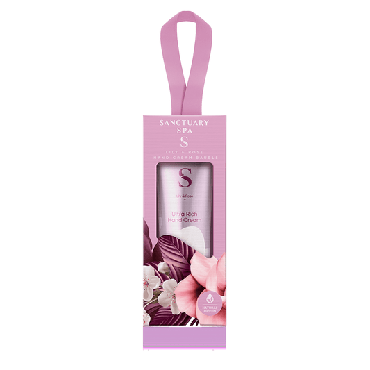 Sanctuary Spa Lily & Rose Natural Oils Hand Cream Bauble