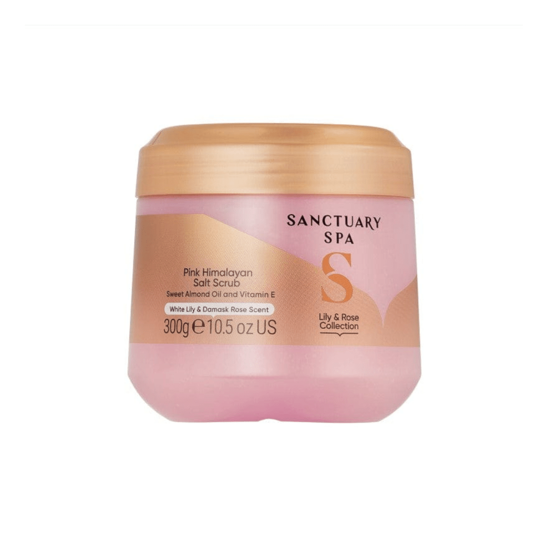 Sanctuary Spa Lily & Rose Pink Himalayan Salt Scrub 300g