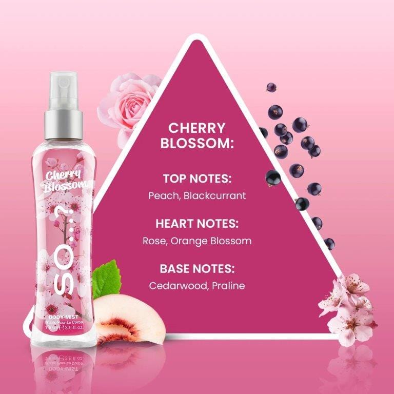 So Cherry Blossom Body Mist 100Ml