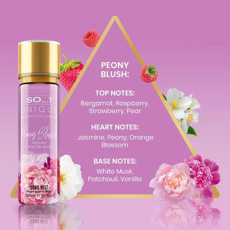 So Unique Peony Blush Body Mist 150Ml