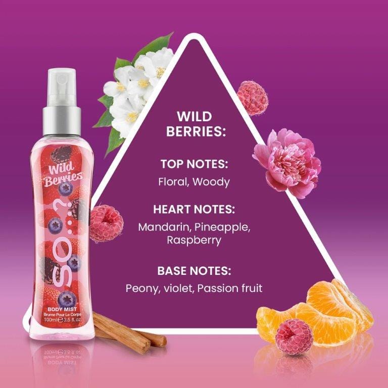 So Wild Berries Body Mist 100Ml