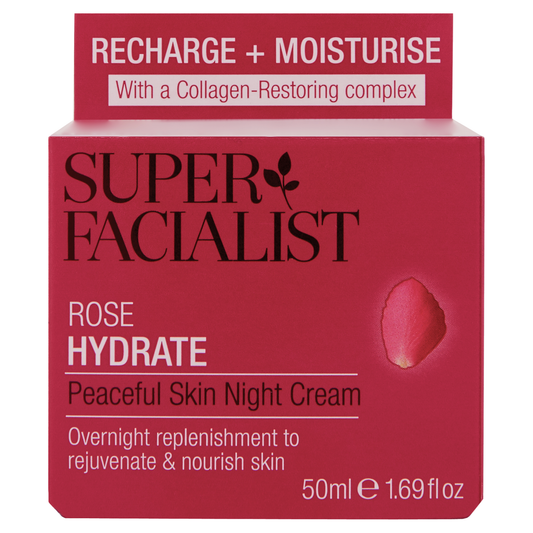 Super Facialist Rose Hydrate Peaceful Skin Night Cream 50ml