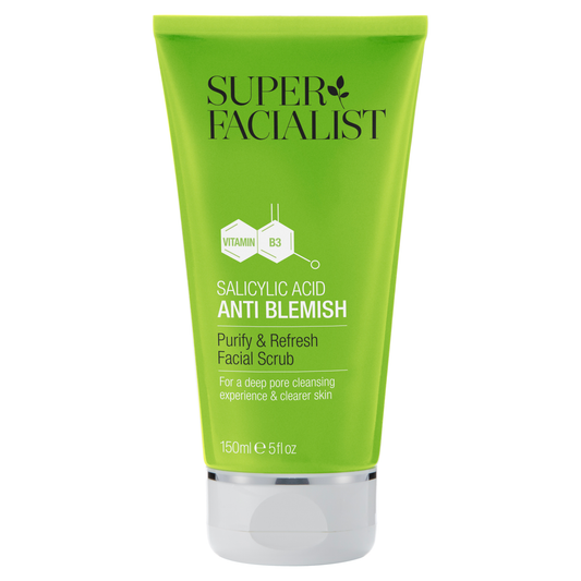 Super Facialist Salicylic Acid Purify & Refresh Facial Scrub 150ml