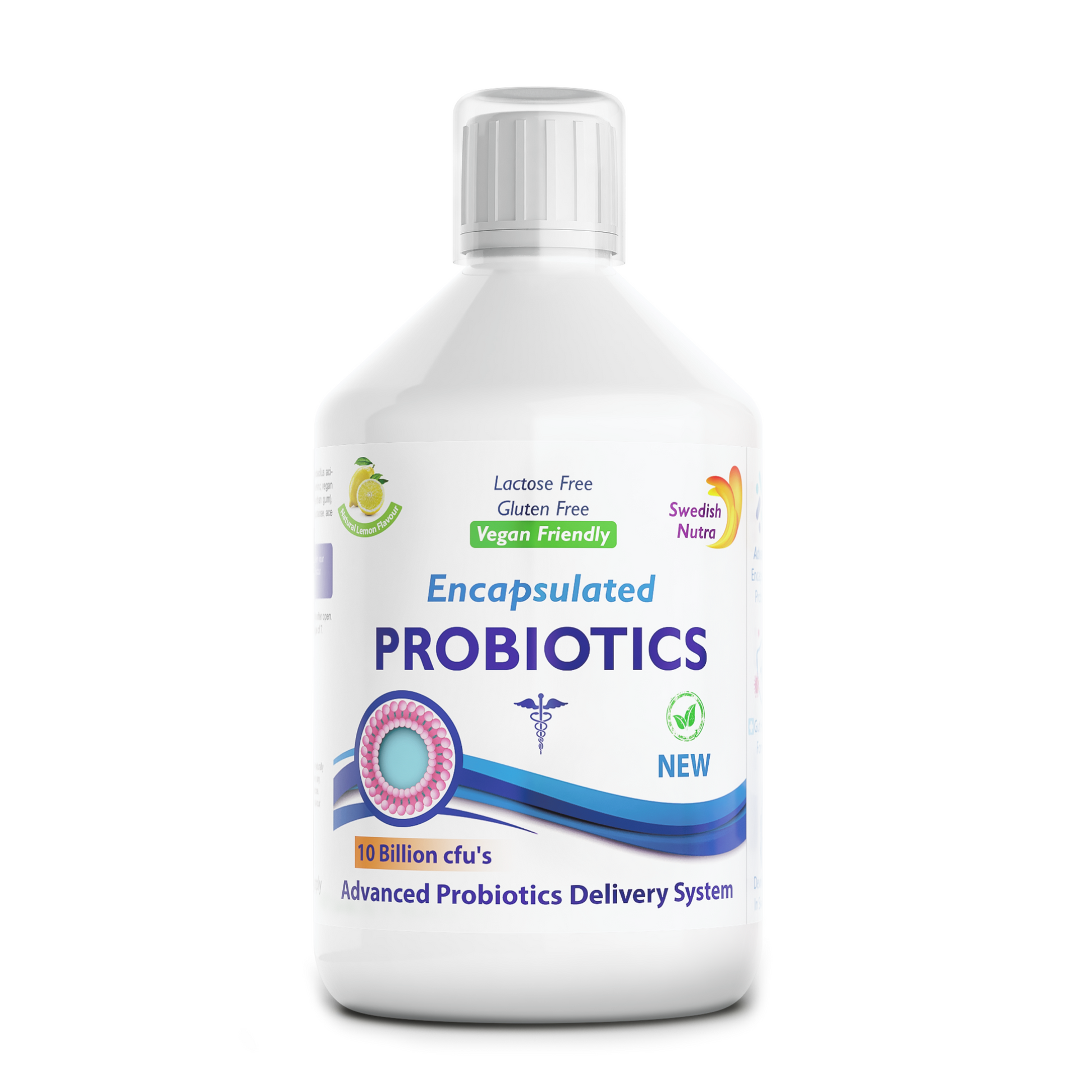 Swedish Nutra Encapsulated Probiotics 500ml