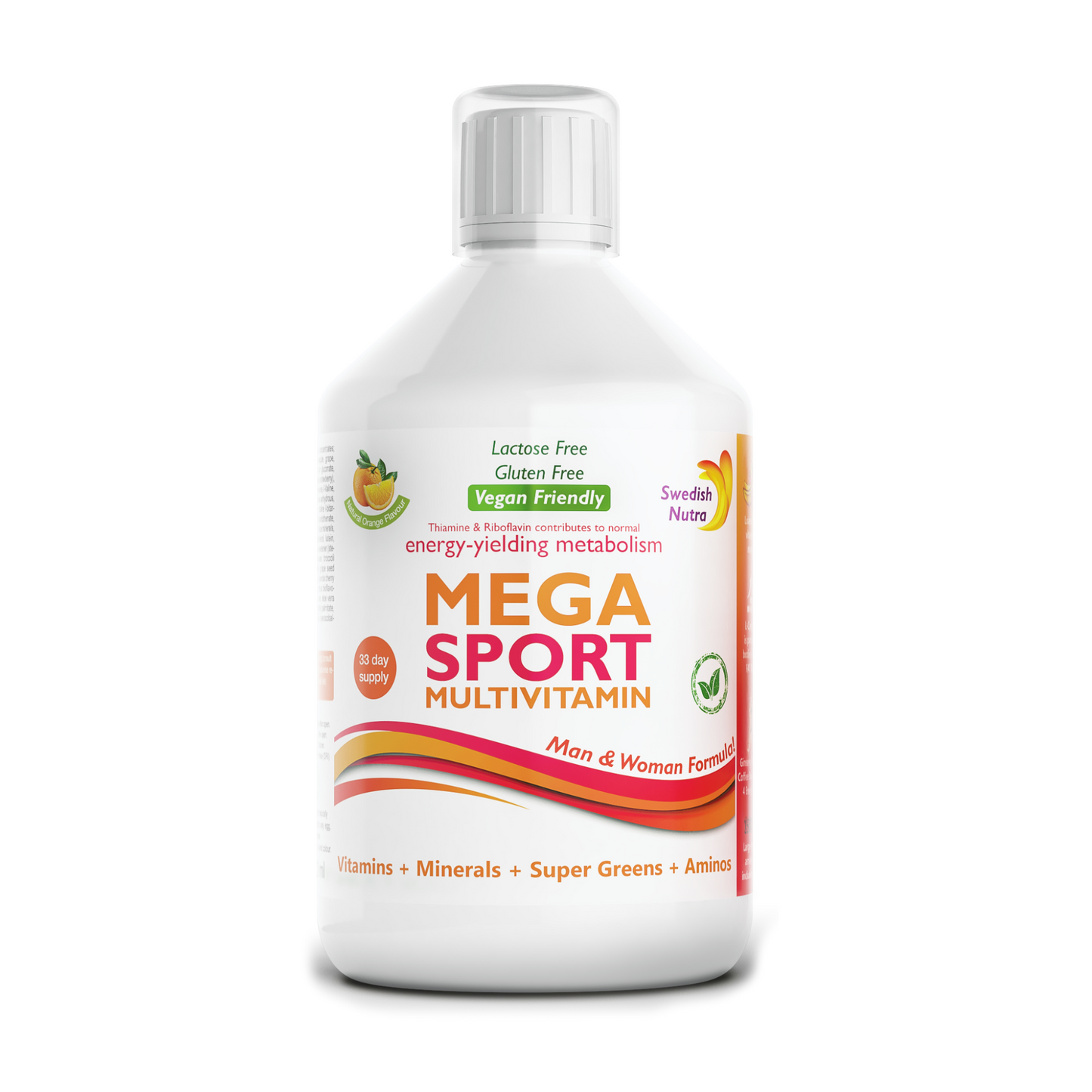 Swedish Nutra Mega Sport Multivitamin 500ml