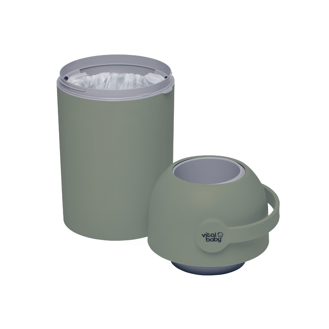 Odour Trap Nappy Disposal System Sage Green