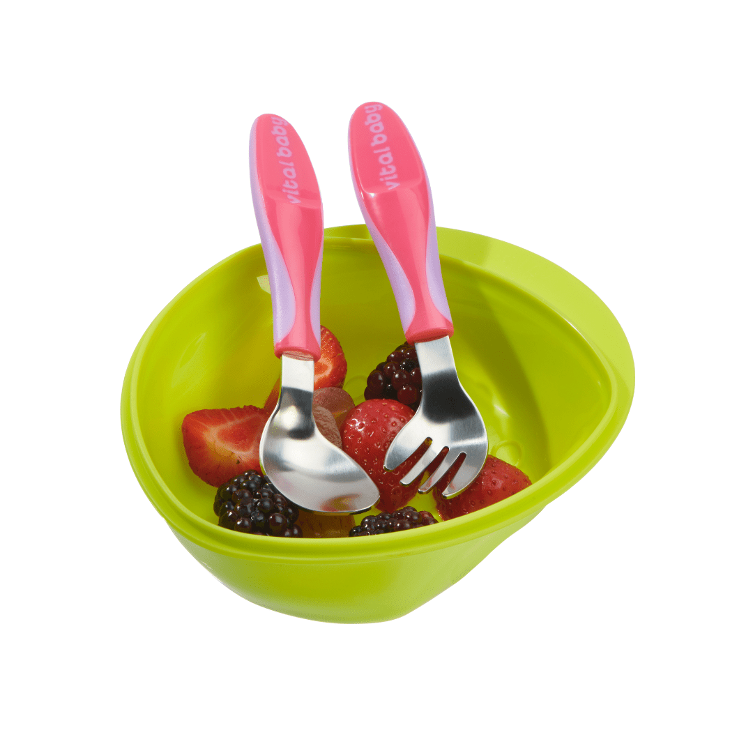 Vital Baby Grown Up Angled Cutlery Fizz 2 Piece