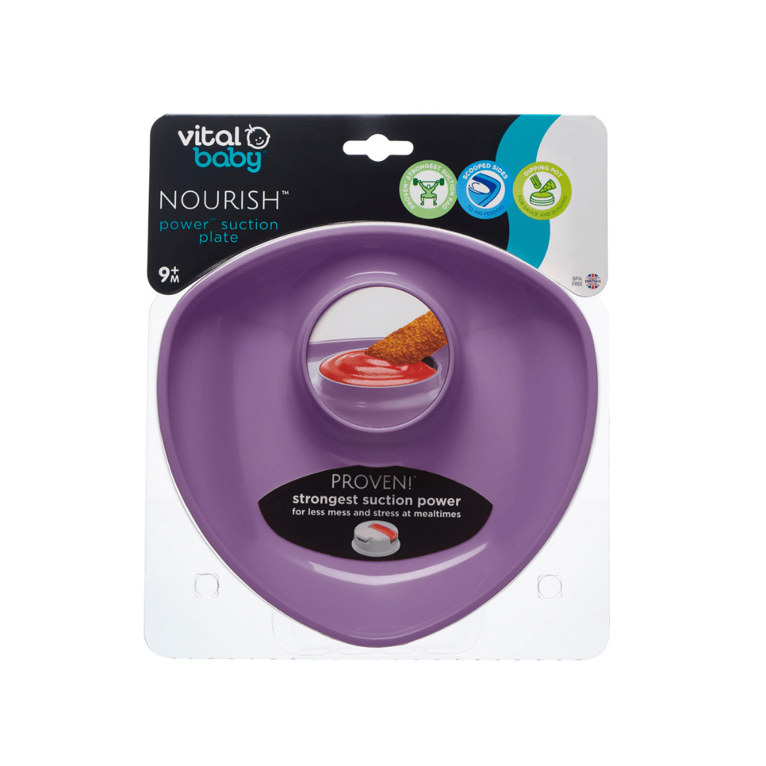 Vital Baby NOURISH Power Suction Plate Fizz