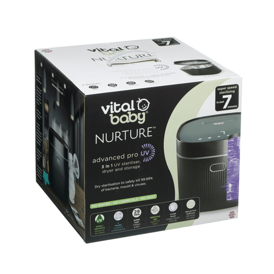 Vital Baby NUTURE Advanced UV Steriliser Black