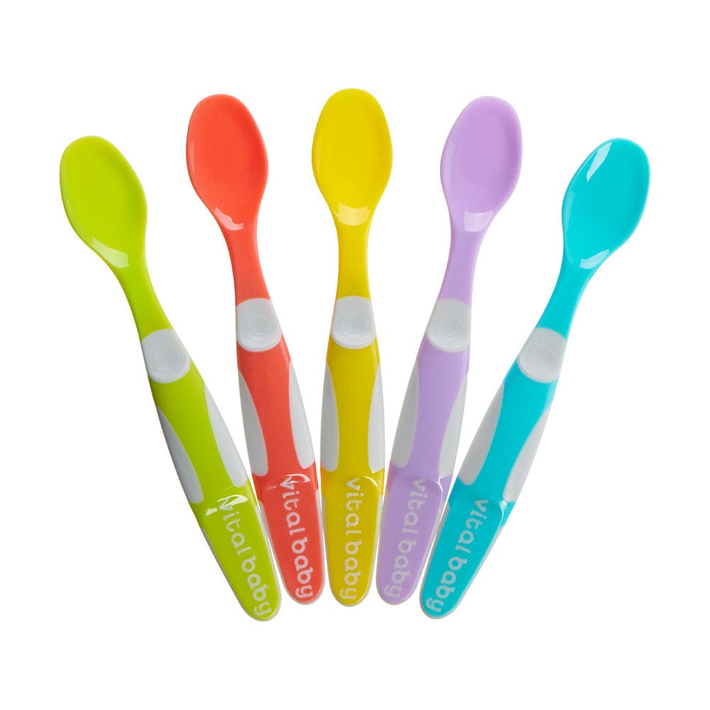 Vital Baby Weaning Spoons 5 Piece