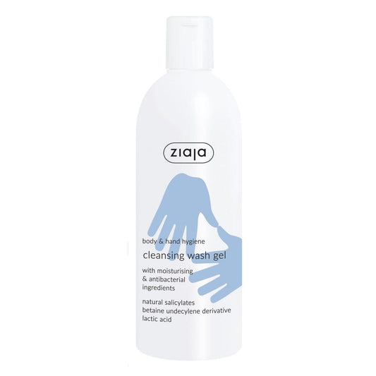 Ziaja Cleansing Wash Gel Moisturising & Antibacterial 400ml